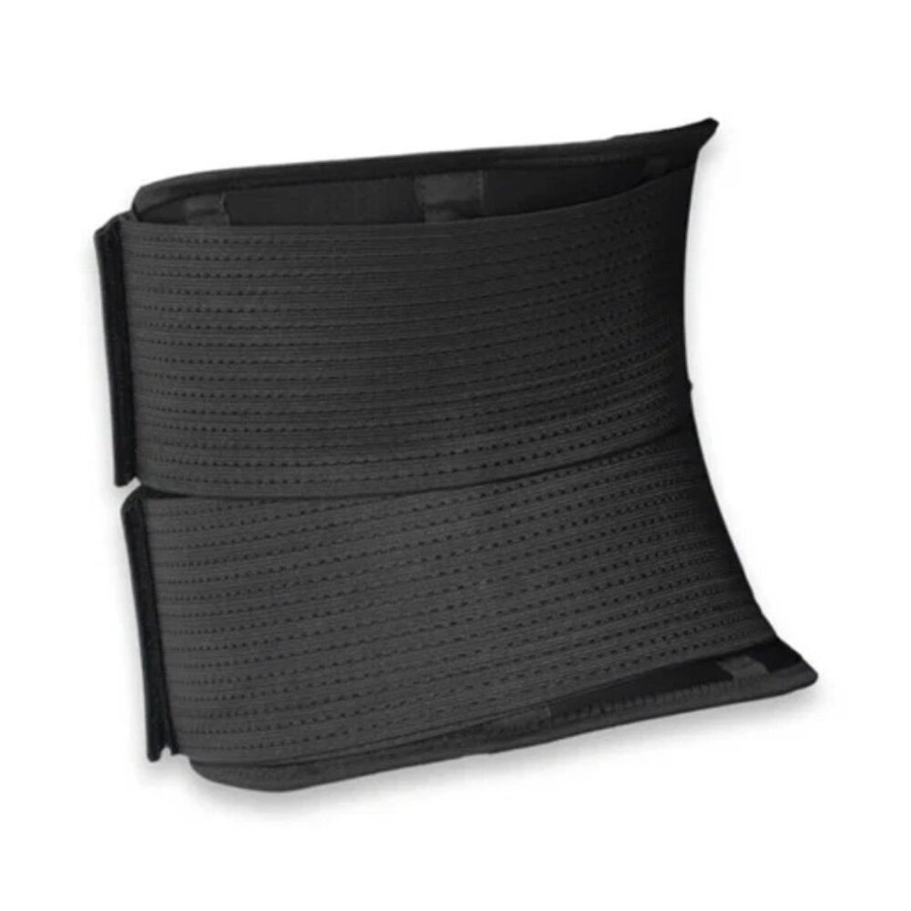 Unisex Mesh Double Band Fitness Waist Trainer Back Support Compression Belt - Picture 3 of 10